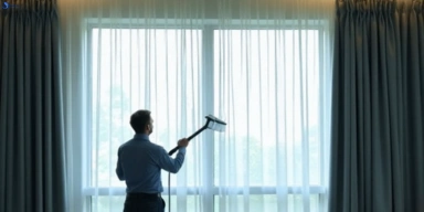 Commercial drapes cleaning service southport hotels offices