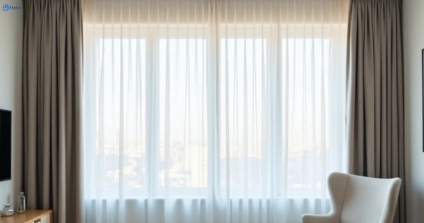 Restored vibrant drapes in southport QLD after Matty Curtain Cleaning
